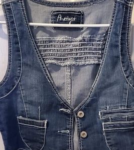 AMETHYST BLUE JEAN LARGE VEST